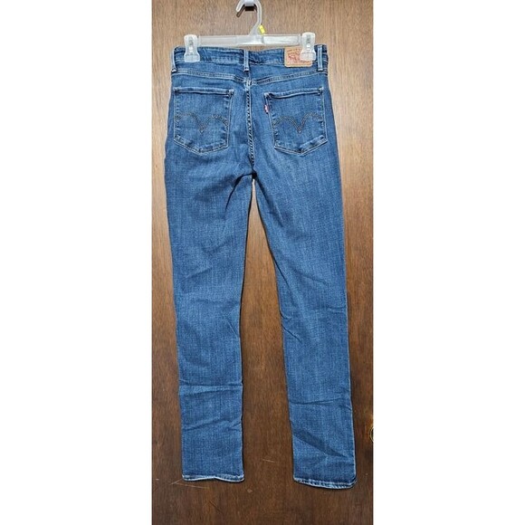 Levi Strauss Mid-Rise Medium Wash Skinny Jeans Size 28 - Picture 2 of 3